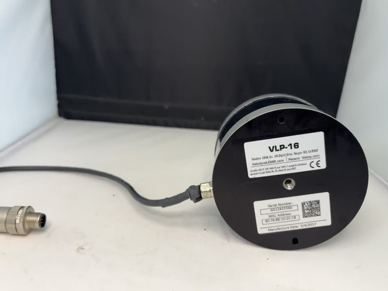 Velodyne VLP-16 LiDAR Sensor 3D 360° 16-Channel 100m | S/N AG12415560