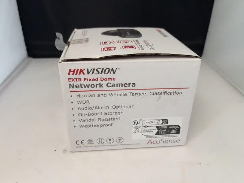 Hikvision DS-2CD2143G2-IS 4MP AcuSense PoE IP Dome Camera 2.8mm S/N FF9421097