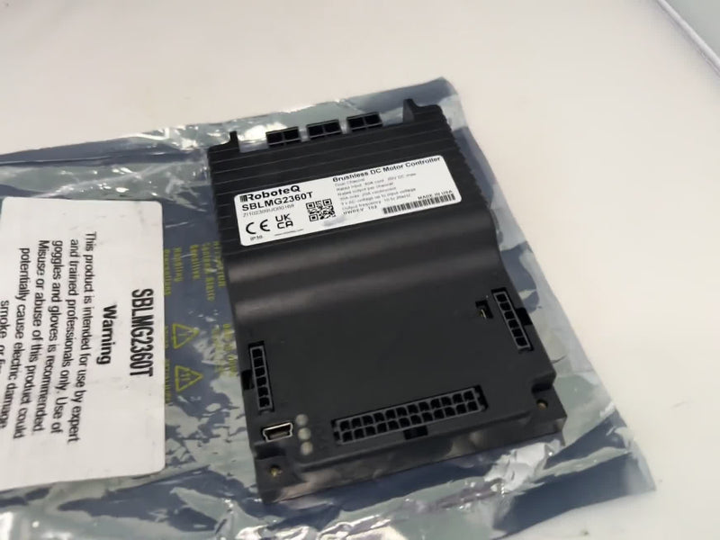 RoboteQ SBLMG2360T Dual-Ch Brushless DC Motor Controller 60V 30A HWREV102
