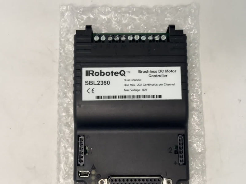 RoboteQ SBL2360 Dual-Ch Brushless DC Motor Controller 60V 30A Used