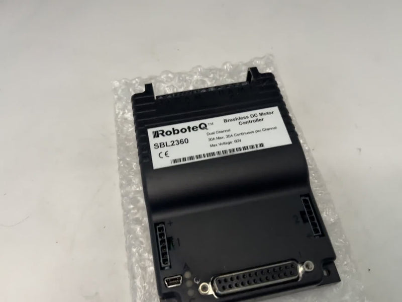 RoboteQ SBL2360 Dual-Ch Brushless DC Motor Controller 60V 30A Used