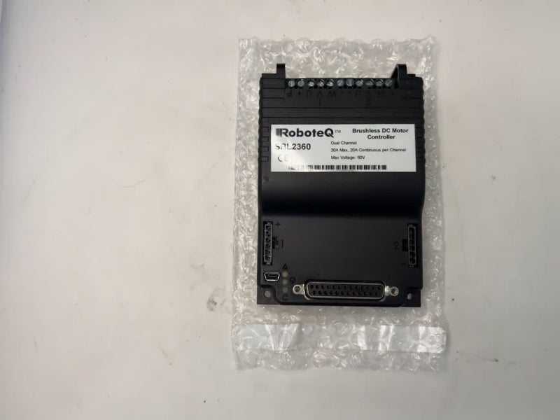 RoboteQ SBL2360 Dual-Ch Brushless DC Motor Controller 60V 30A Used