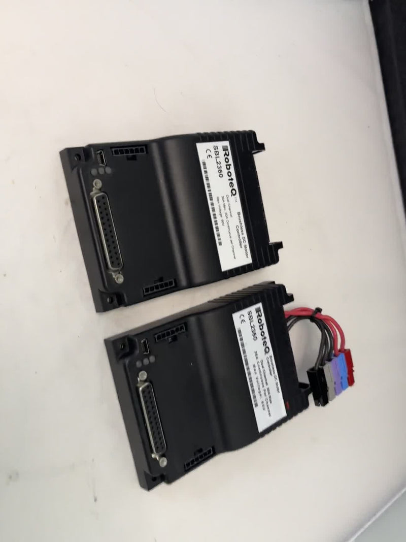 RoboteQ SBL2360 Dual-Ch Brushless DC Motor Controller 60V 30A Used