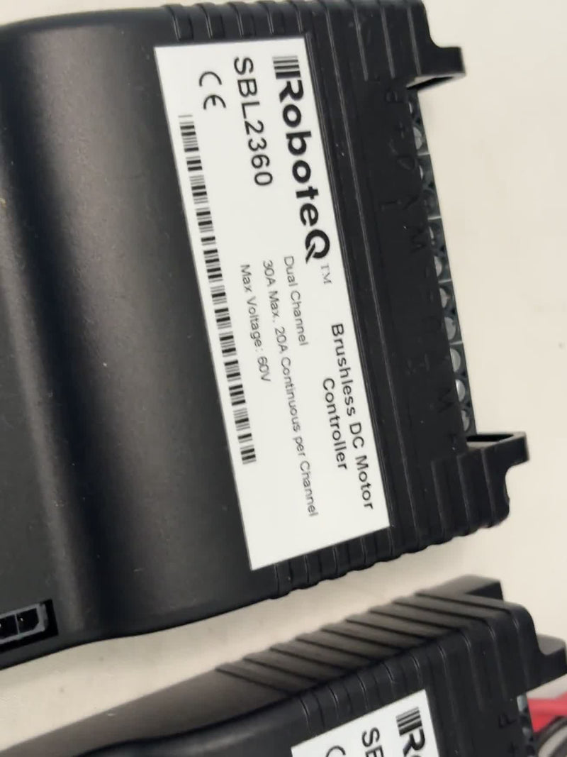 RoboteQ SBL2360 Dual-Ch Brushless DC Motor Controller 60V 30A Used