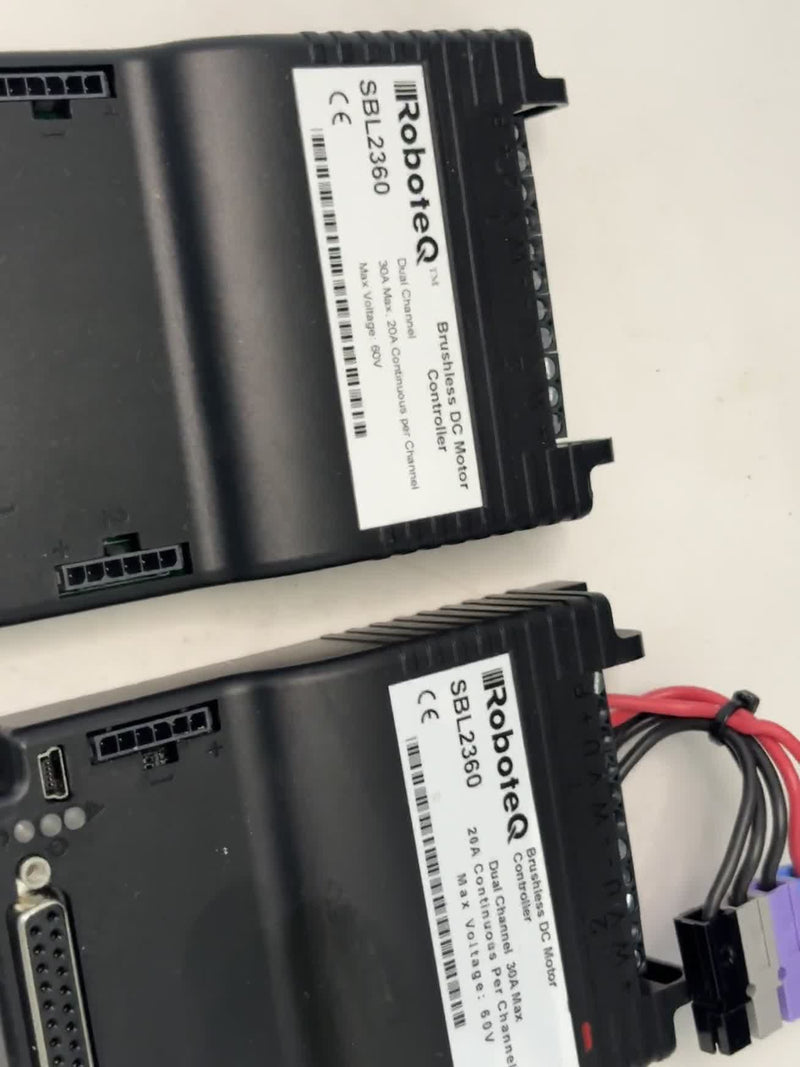 RoboteQ SBL2360 Dual-Ch Brushless DC Motor Controller 60V 30A Used