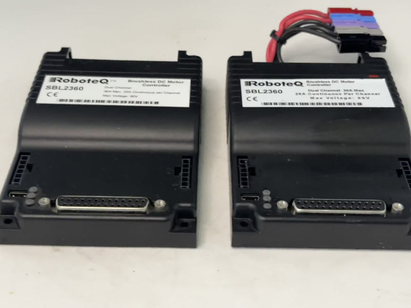 RoboteQ SBL2360 Dual-Ch Brushless DC Motor Controller 60V 30A Used