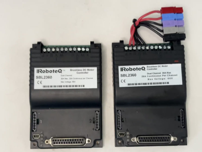 RoboteQ SBL2360 Dual-Ch Brushless DC Motor Controller 60V 30A Used