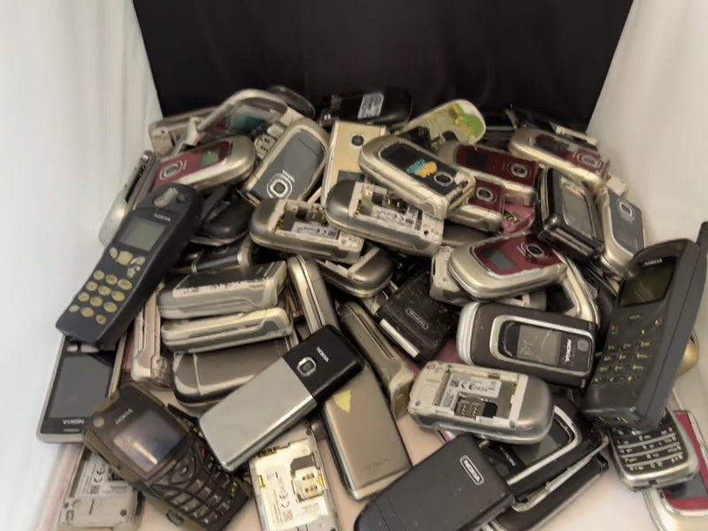 Nokia Mixed Vintage Mobile Phones Lot - For Parts, Repair & Scrap - Wholesale