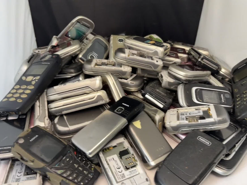 Nokia Mixed Vintage Mobile Phones Lot - For Parts, Repair & Scrap - Wholesale