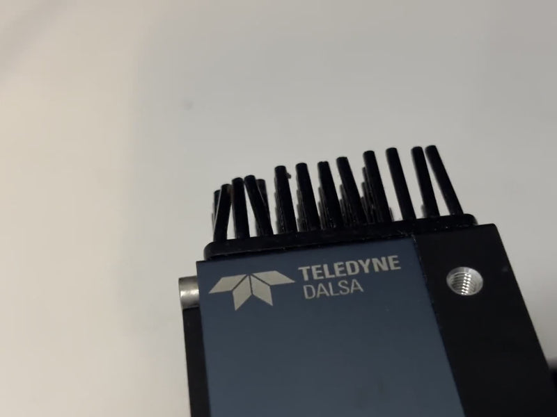 Teledyne DALSA Industrial Camera Assembly with Stepper Motor Lens Rail Plate