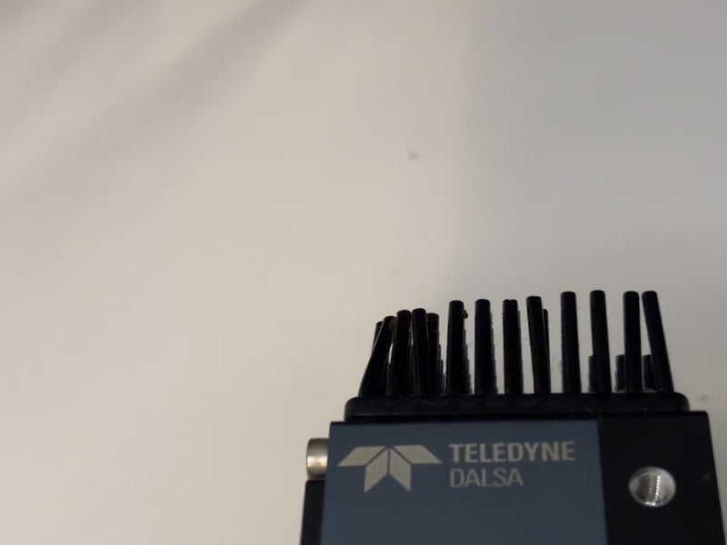 Teledyne DALSA Industrial Camera Assembly with Stepper Motor Lens Rail Plate
