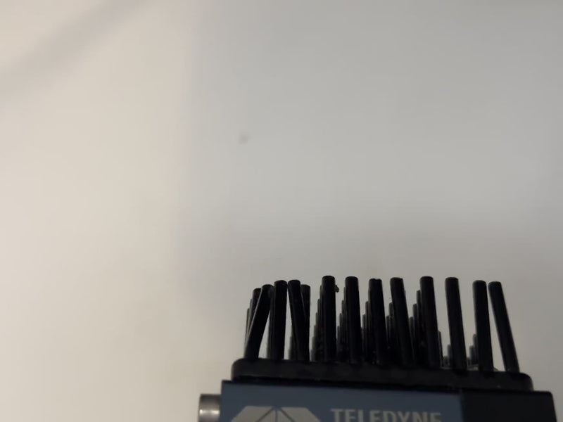 Teledyne DALSA Industrial Camera Assembly with Stepper Motor Lens Rail Plate