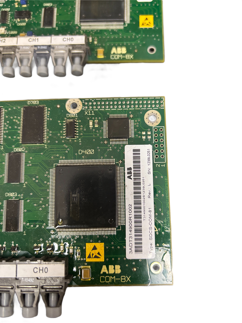 1x ABB SDCS-COM-81 Optical Communication Board - 3ADT314900R1002