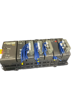 Koyo DirectLogic 205 PLC Rack D2-06B DL240 CPU 3x D2-16ND3-2 D2-08TR D2-12TR