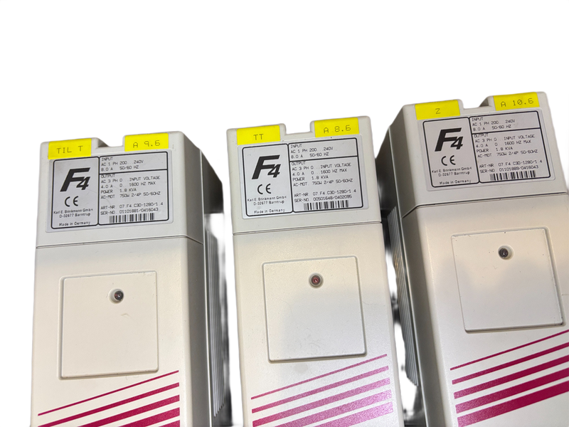 1x KEB COMBIVERT F4 Frequency Inverter 07.F4.C3D-1280/1.4 750W 1.8kVA 1-Phase