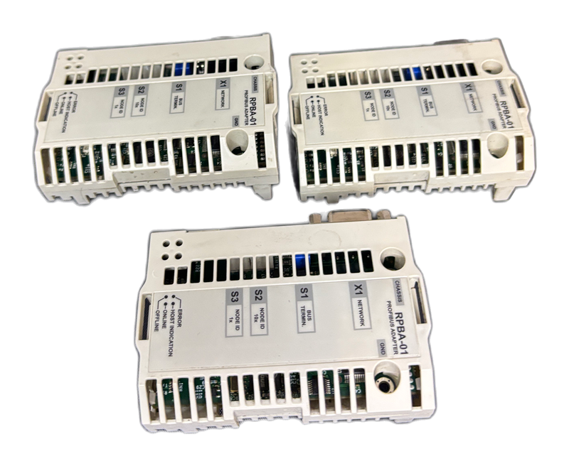 1x ABB RPBA-01 PROFIBUS DP Adapter Module ACS800 ACS550 ACH550 APPL 3.07 Used