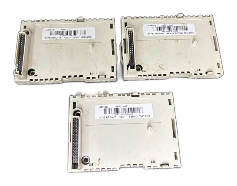 1x ABB RPBA-01 PROFIBUS DP Adapter Module ACS800 ACS550 ACH550 APPL 3.07 Used