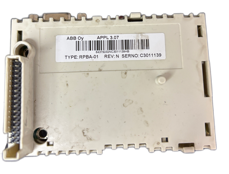 1x ABB RPBA-01 PROFIBUS DP Adapter Module ACS800 ACS550 ACH550 APPL 3.07 Used