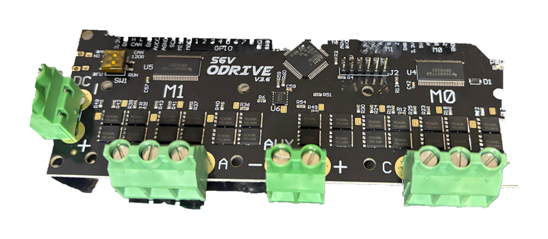 ODrive v3.6 56V Dual Motor BLDC FOC Controller Board 120A Peak CAN USB Robotics