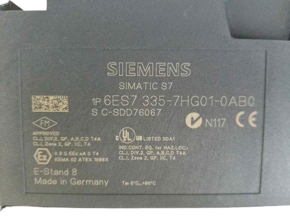 Siemens Simatic S7-300 Analog I/O Module Bundle — 2x 6ES7 335-7HG01-0AB0, 2x 6ES7 332-5HD01-0AB0, 2x 6ES7 331-7KF02-0AB0 (6 Modules Total)