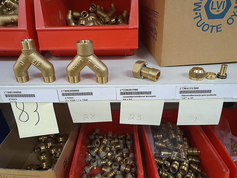 Brass Fittings Lot 14,000+ pcs | Messinkiosat Iso Erä