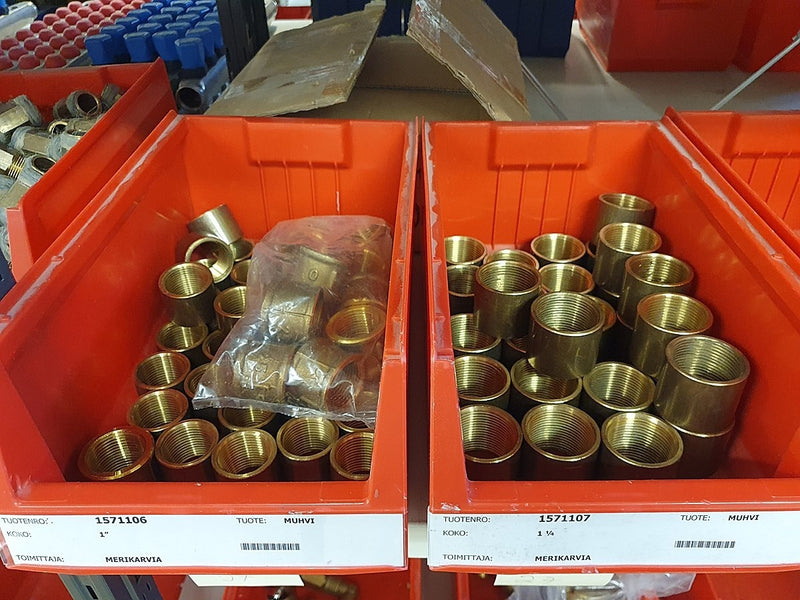 Brass Fittings Lot 14,000+ pcs | Messinkiosat Iso Erä