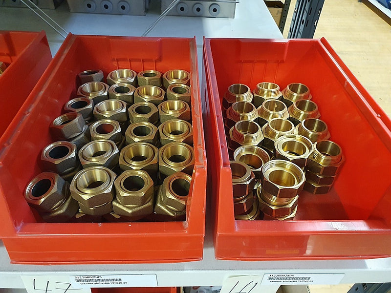 Brass Fittings Lot 14,000+ pcs | Messinkiosat Iso Erä