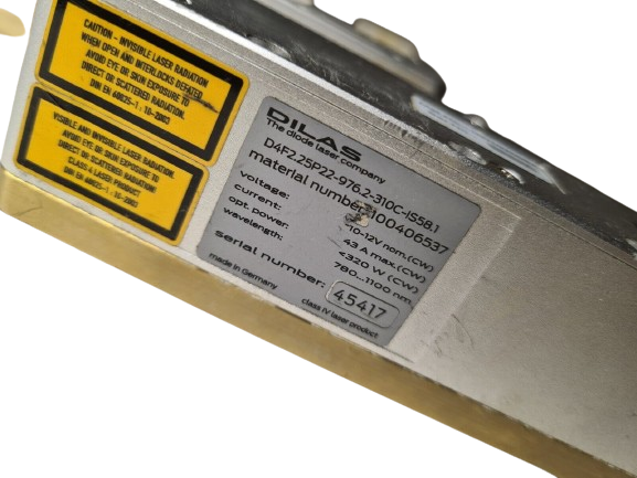6x Coherent/Rofin 320W DILAS D4F2.5P22 43A 12V Fiber Diode Laser 780-1100nm #20