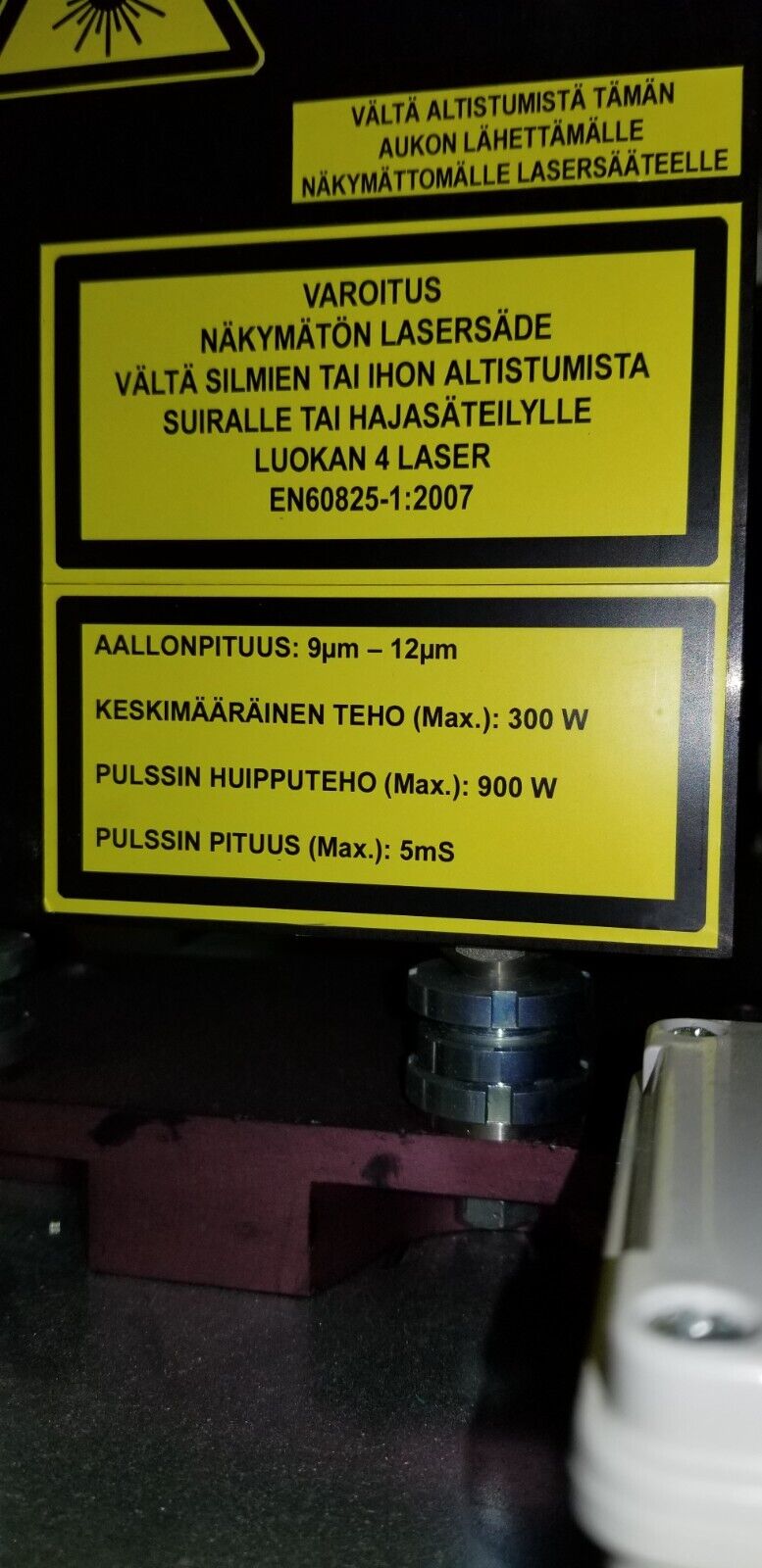 ROFIN SINAR SCX20HP9.35L CO2 LASER SLAB SYSTEM 900W MAX 9-12um