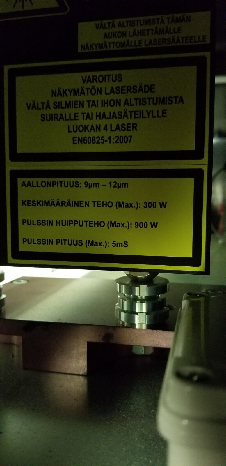 ROFIN SINAR SCX20HP9.35L CO2 LASER SLAB SYSTEM 900W MAX 9-12um