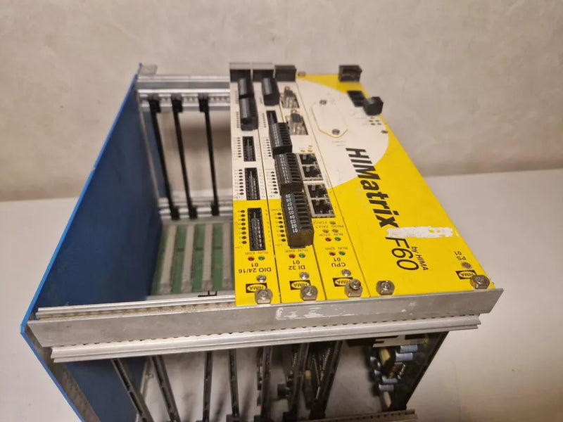 HIMA HIMAtrix F60 Power Supply + HIMA CPU 01 + DI 32 + DIO 24/16