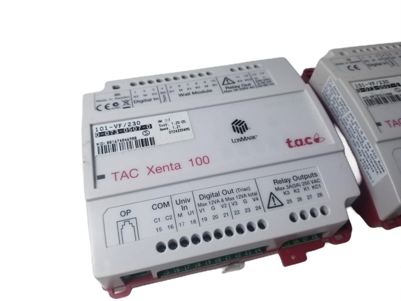 Schneider Electric TAC Xenta 100 101-VF/230 LonMark Dual Zone Controller