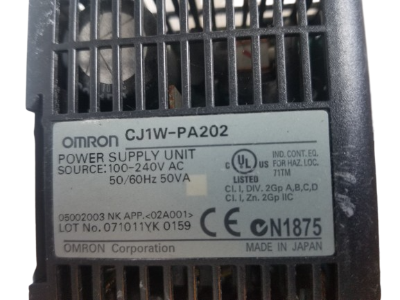 Omron CJ1W-PA202  Power Supply Module