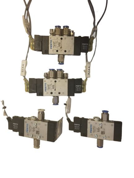 Lot of 4 Festo CPE14-M1BH-5JS-1/8 - CPE14-M1BH-5L Solenoid Valve