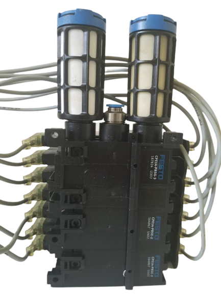 Festo CPE14-M1BH-5j-1/8 Solenoid Pilot Valve Total 7 Soleniod Valves In The Block