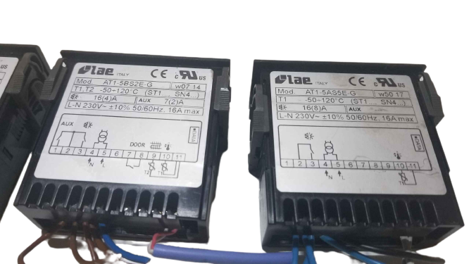 Lae Digital Controller Fridge Thermostat 230V AT1-5AS5E-G C/W Temperature Probe