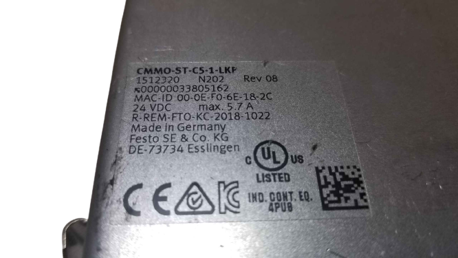 Festo motor Controller CMMO-ST-C5-1-LKP / 1512320