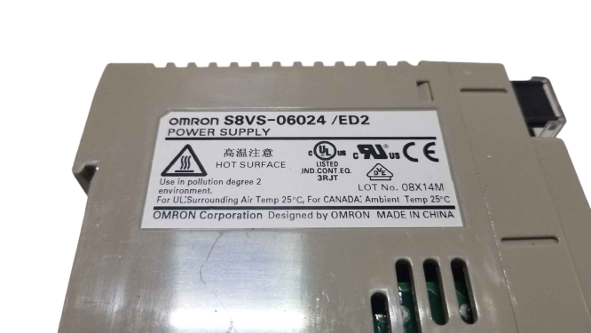 Omron Power Supply 24V 2.5A S8VS-0624/ED2 BNIB