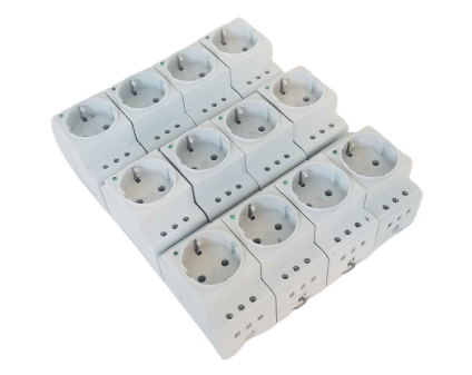 Contaclip STD-TS/LED 3196/2 16A 250VAC Switchgear cabinet socket with LED