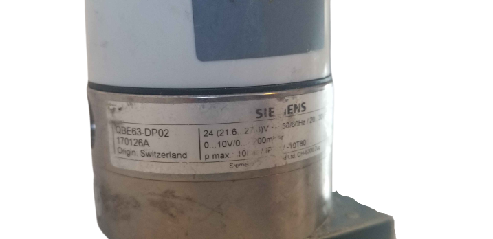Siemens QBE63-DP02  Differential pressure sensor for liquids and gases (DC 0…10 V) 0…20 kPa