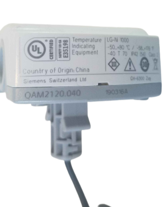 SIEMENS  QAE2120.010 Immersion temperature sensor 100 mm LG Ni1000, with protection pocket
