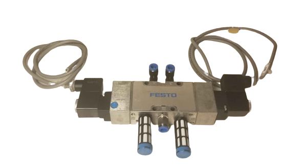 Festo Pneumatic Solenoid Valve w/ Coil MFH-5/3G-1/4-B 19787 Valve function