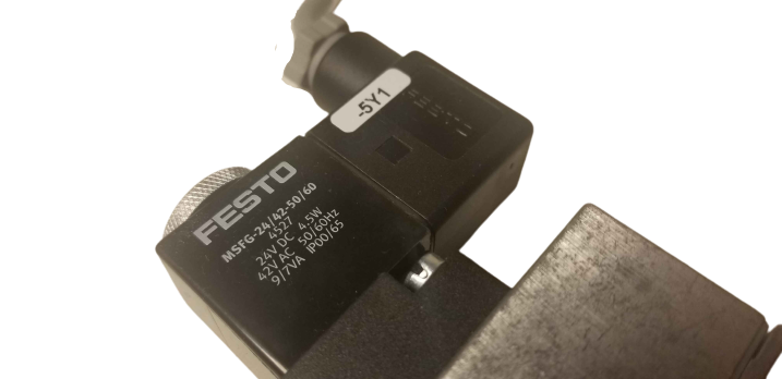 Festo Pneumatic Solenoid Valve w/ Coil MFH-5/3G-1/4-B 19787 Valve function