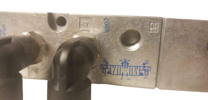 Festo Pneumatic Solenoid Valve w/ Coil MFH-5/3G-1/4-B 19787 Valve function