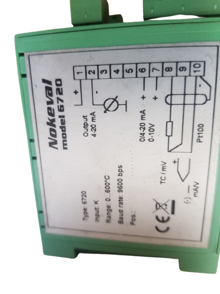 Nokeval 6720 Galvanic isolated 2-wire transmitter