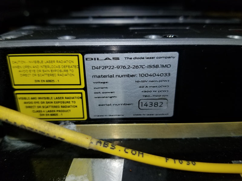 DILAS Rofin Coherent 10KW Max CW Fiber Lasers Series 630-1100nm for Fiber Laser - Black