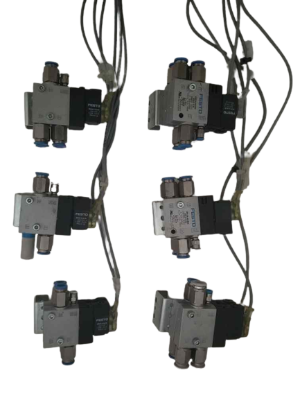 Lot of 6 Festo CPE14-M1BH-3GLS-1/8 Solenoid Pilot Valve CPE Series 24V dc