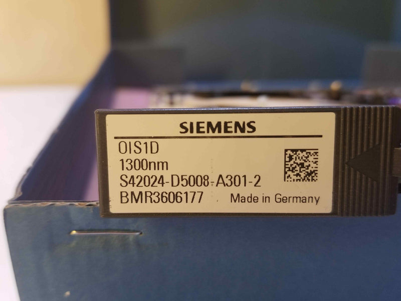 SIEMENS - Fiber Optic Module S42024-D5008-A301-2 OIS1D 1300nm BMR2606177