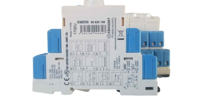 Lot of 4x,Timer 88-829-198 Crouzet 0.1s-20h NO/5A NC/3A EMER8 88829198