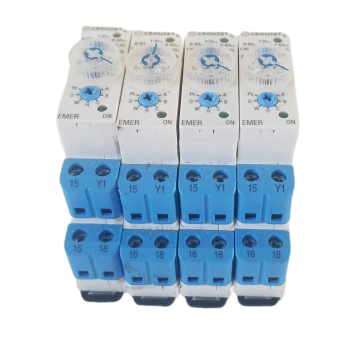 Lot of 4x,Timer 88-829-198 Crouzet 0.1s-20h NO/5A NC/3A EMER8 88829198
